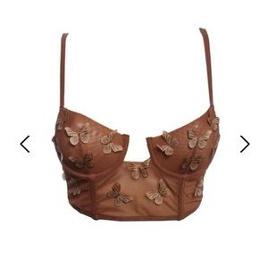 BUTTERFLY SHEER CORSET TOP